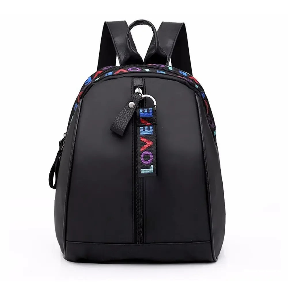 Mini Mochila Feminina em Oxford Multifuncional Compartimento para Celular