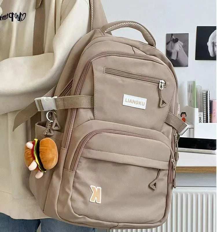 Mochila Feminina Escolar com Grande Capacidade