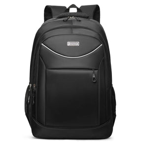 Mochila de Viagem com Alças Acolchoadas, Bolsos Laterais em Malha e Design Esportivo para Uso Diário