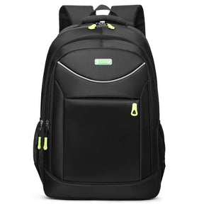 Mochila de Viagem com Alças Acolchoadas, Bolsos Laterais em Malha e Design Esportivo para Uso Diário