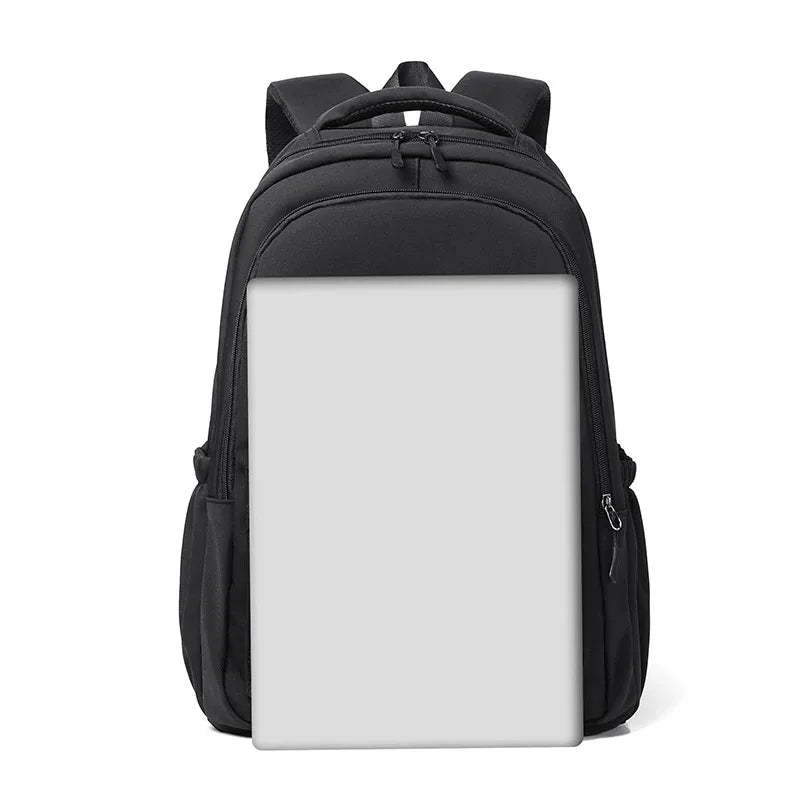 Mochila Unissex de Grande Capacidade para Viagem e Escola — Modelo Casual em Cor Sólida