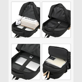 Mochila Executiva para Notebook com Alças Ajustáveis e Múltiplos Compartimentos — Ideal para Viagem e Estudos