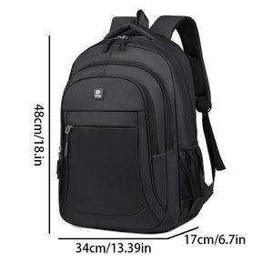 Mochila Para Viagem Unissex Grande Capacidade Monocromática