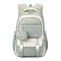 Mochila Escolar Feminina Impermeável com Estampa Fashion — Ideal para Viagem e Uso Diário