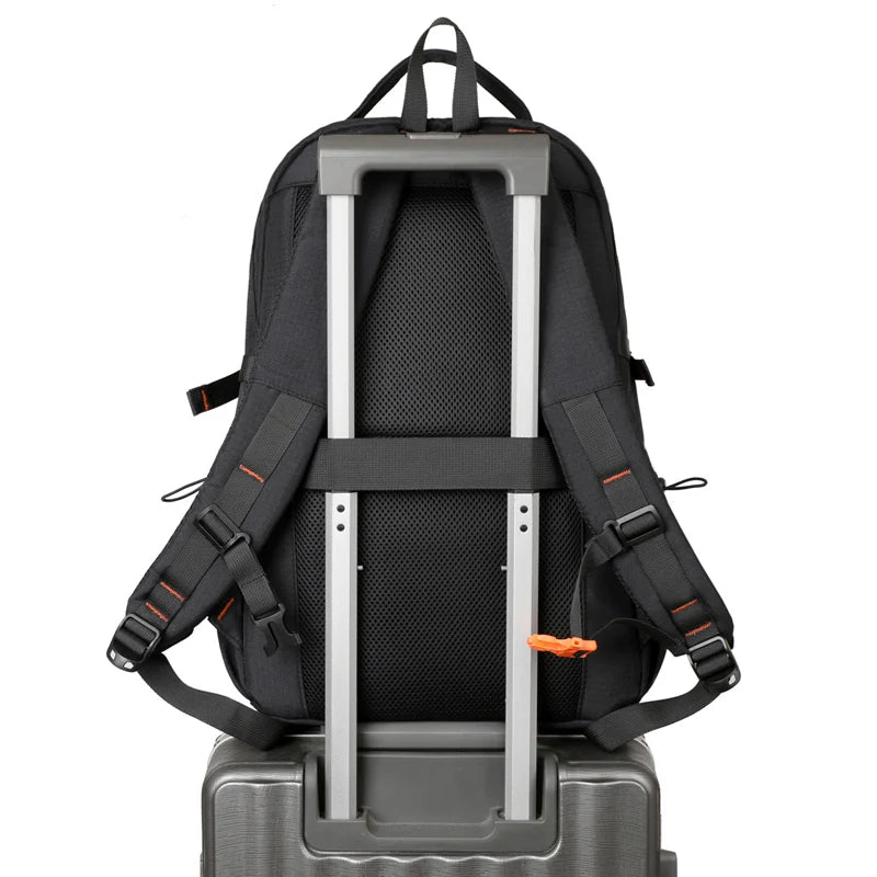Mochila Unissex Fashion de Grande Capacidade com Compartimento Para Notebook