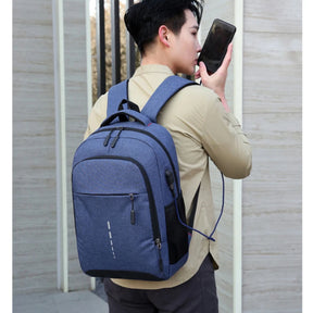 Mochila Masculina Impermeável e Ultra Leve para Notebook 15,6” com Design Moderno para Trabalho e Uso Diário