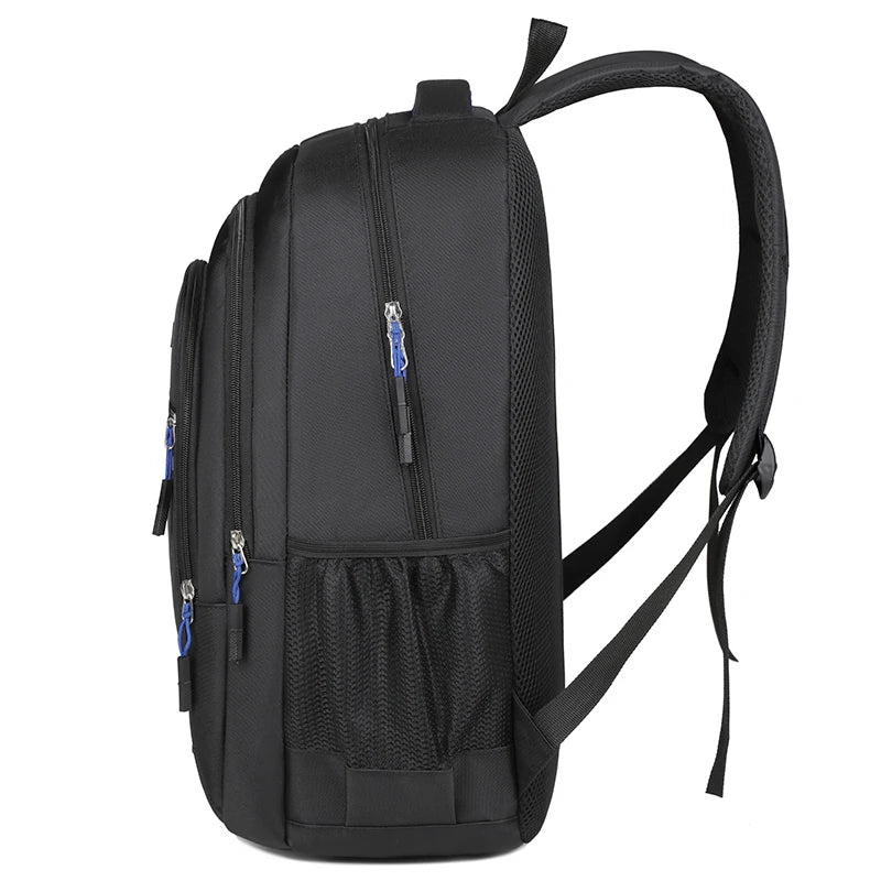 Mochila Unissex Casual de Grande Capacidade com Compartimento para Notebook 16”