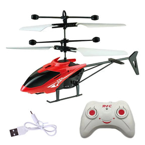Mini Drone RC Recarregável com Controle Remoto e Proteção Contra Quedas - Promoção mês das crianças