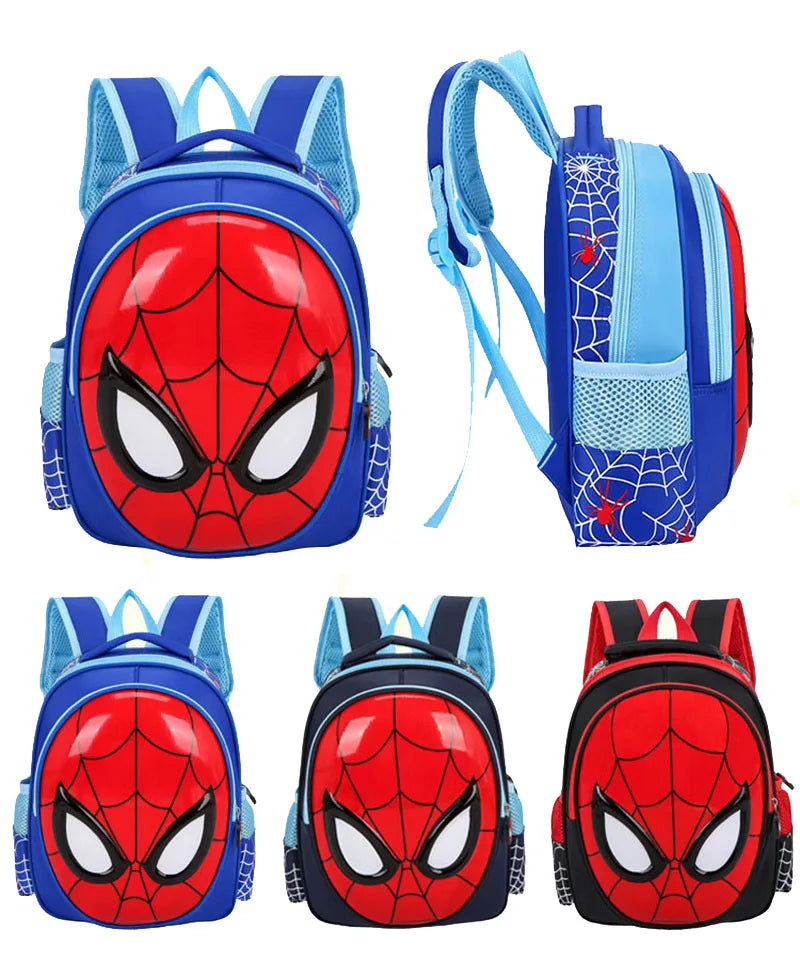 Mochila Infantil Homem-Aranha 3D Estilo Anime para Escola