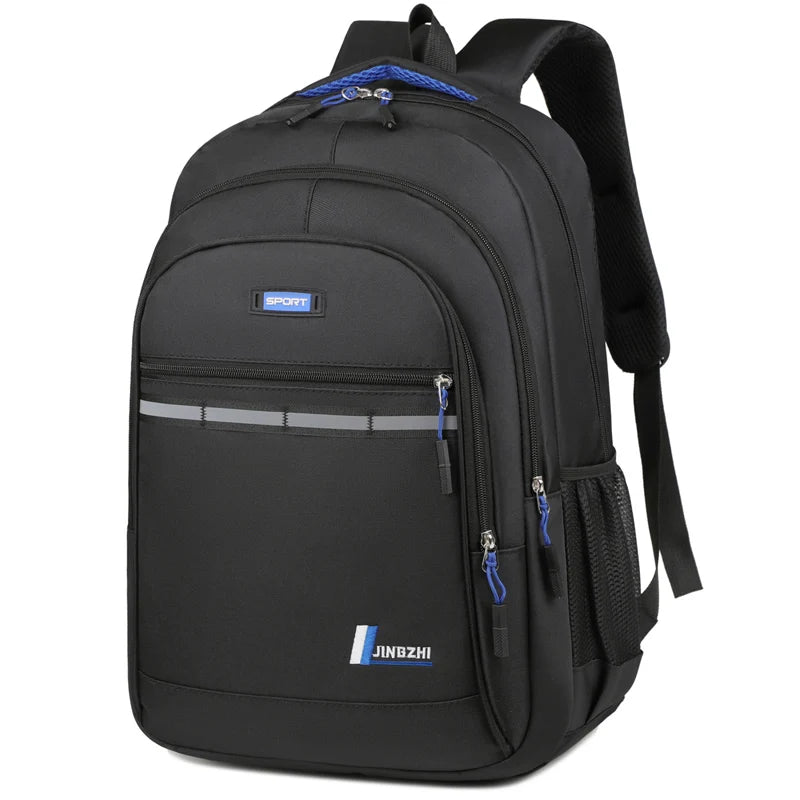 Mochila Unissex Casual de Grande Capacidade com Compartimento para Notebook 16”