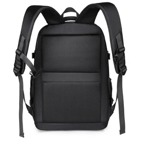 Mochila Executiva para Notebook com Alças Ajustáveis, Múltiplos Bolsos e Fechamento em Zíper