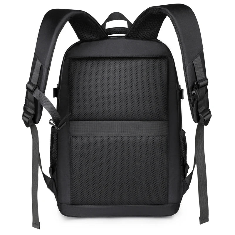 Mochila Executiva para Notebook com Alças Ajustáveis, Múltiplos Bolsos e Fechamento em Zíper