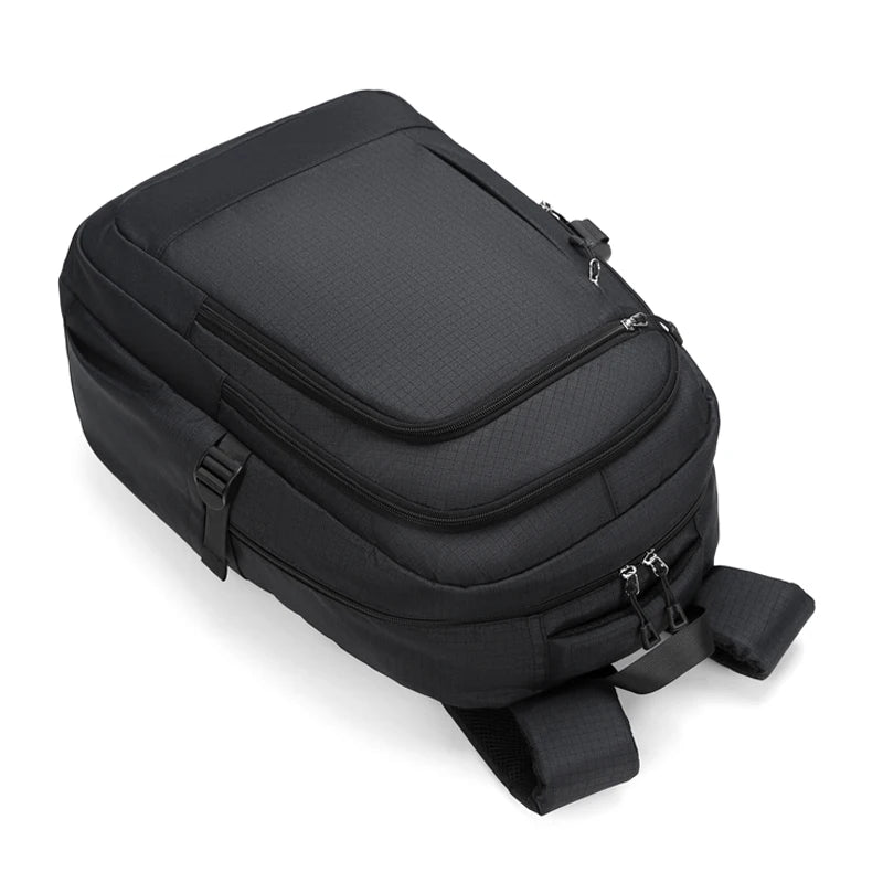 Mochila Unissex 15,6” com Design Simples e Fashion para Notebook, Viagem e Uso Diário