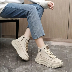 Tênis Plataforma Feminino Bella Urban™ – Altura, Conforto e Estilo em um Só