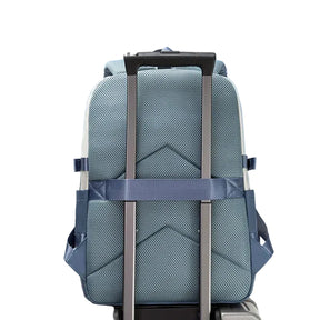 Mochila Unissex em Nylon de Grande Capacidade com Fechamento em Zíper — Ideal para Escola e Viagem