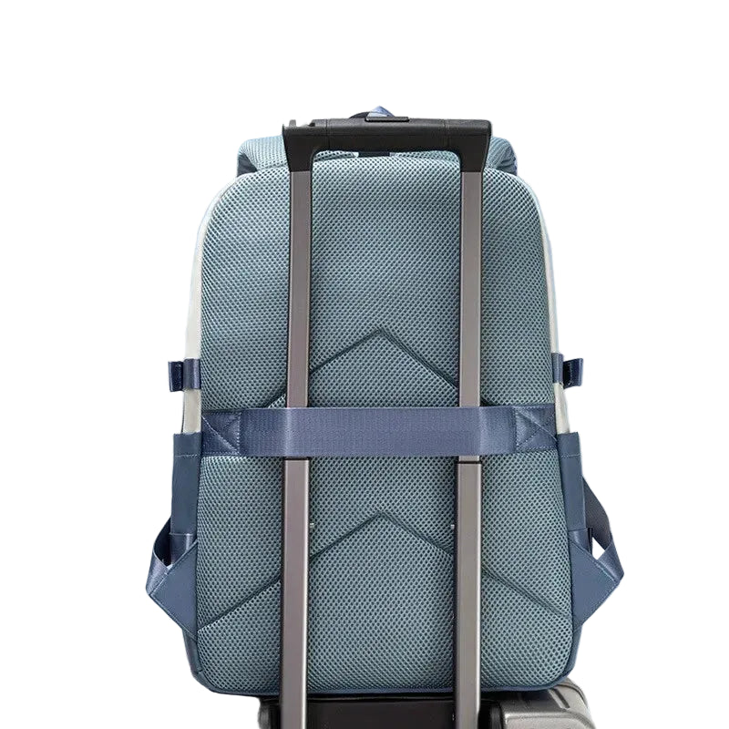 Mochila Unissex em Nylon de Grande Capacidade com Fechamento em Zíper — Ideal para Escola e Viagem