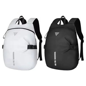 Mochila para Motociclista com Grande Capacidade para Capacete — Impermeável, Refletiva e Ideal para Viagens