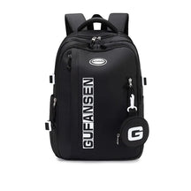 Mochila Unissex em Nylon de Grande Capacidade com Fechamento em Zíper — Ideal para Escola e Viagem