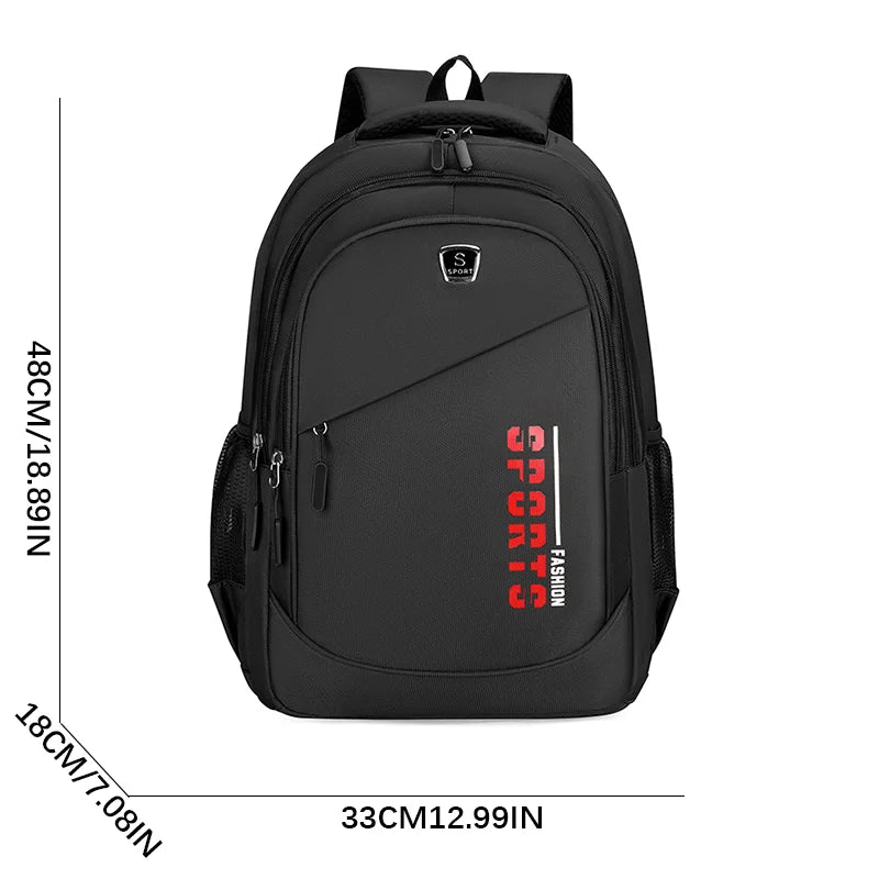 Mochila Unissex Casual de Grande Capacidade para Notebook e Viagem