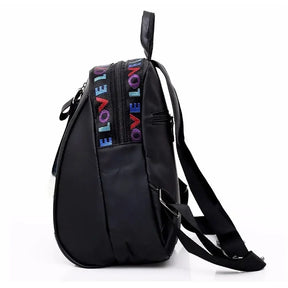 Mini Mochila Feminina em Oxford Multifuncional Compartimento para Celular