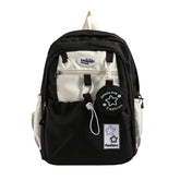 Mochila Feminina Estrela em Nylon — Ideal para Estudantes e Uso Casual