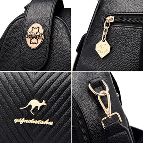 Mochila Feminina Couro Forli