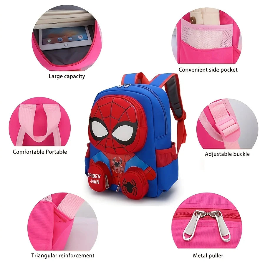 Mochila Infantil Escolar Homem-Aranha