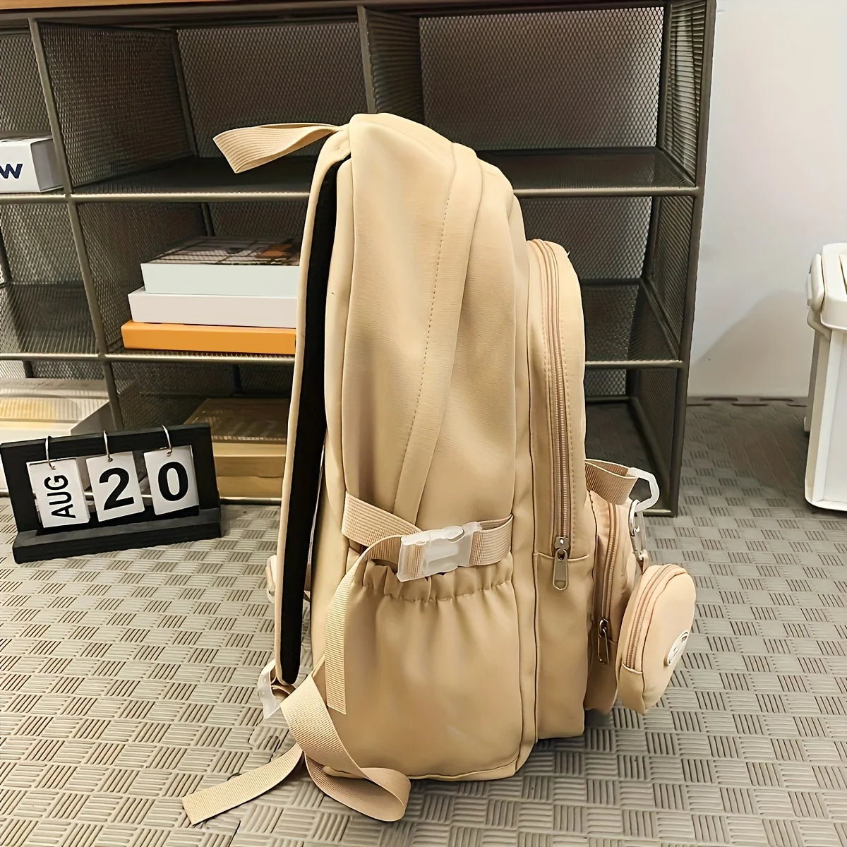 Mochila Escolar Casual Esportiva com Mini Bolsa