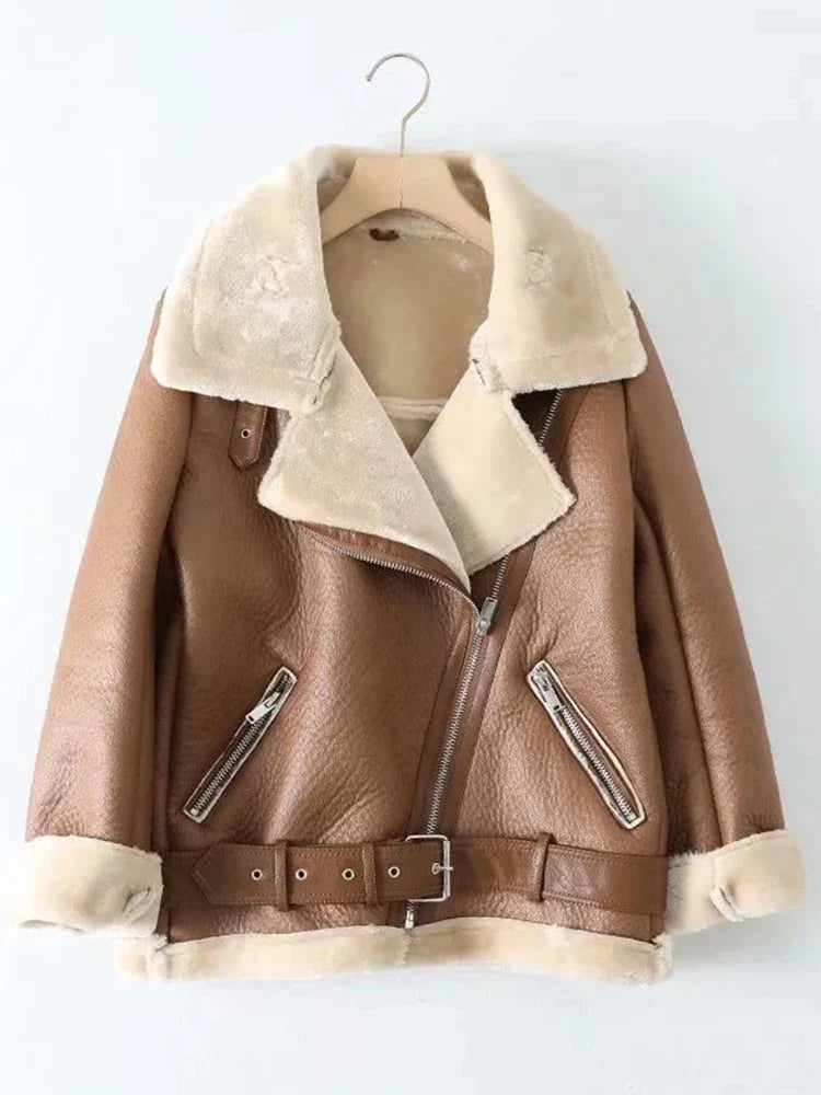 Casaco Feminino Acolchoado Faux com Gola - (Promoção de Inverno 2025)