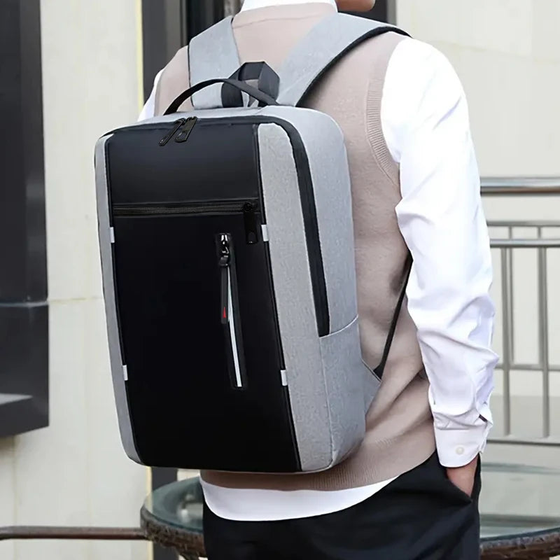 Mochila Unissex de Estilo Neutro para Uso Escolar, Profissional e Viagem com Design Versátil