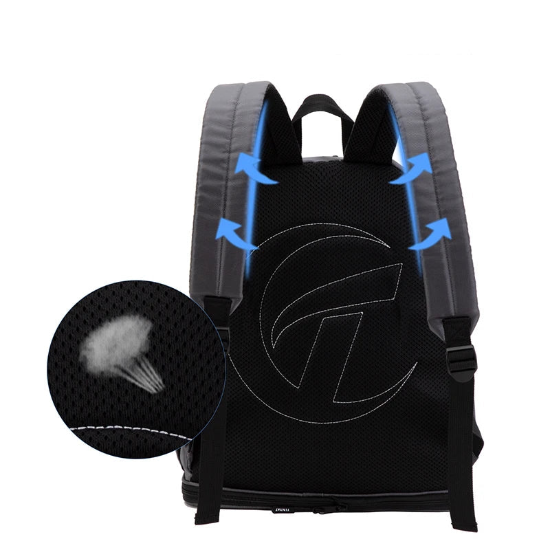 Mochila Dobrável e Impermeável de Grande Capacidade para Notebook 15,6” com Múltiplos Bolsos
