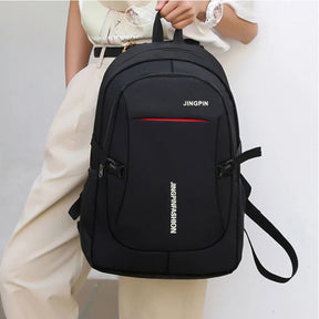 Mochila Unissex Estilo Casual com Alças Duplas para Notebook — Ideal para Viagem e Uso Diário
