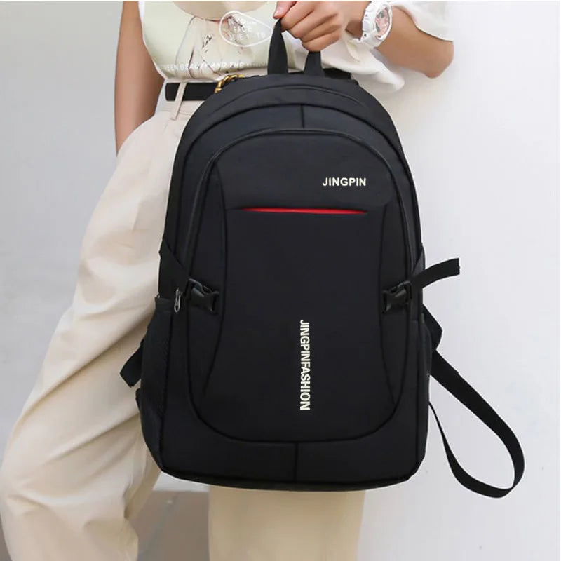 Mochila Unissex Estilo Casual com Alças Duplas para Notebook — Ideal para Viagem e Uso Diário