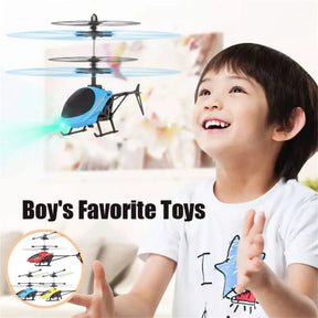 Mini Drone RC Recarregável com Controle Remoto e Proteção Contra Quedas - Promoção mês das crianças