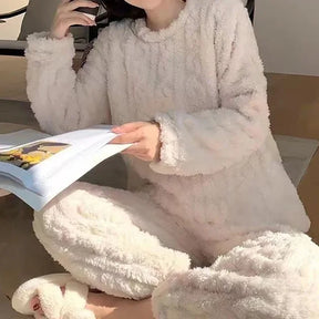 Conjunto Pijama Feminino em Veludo - AnaBelle