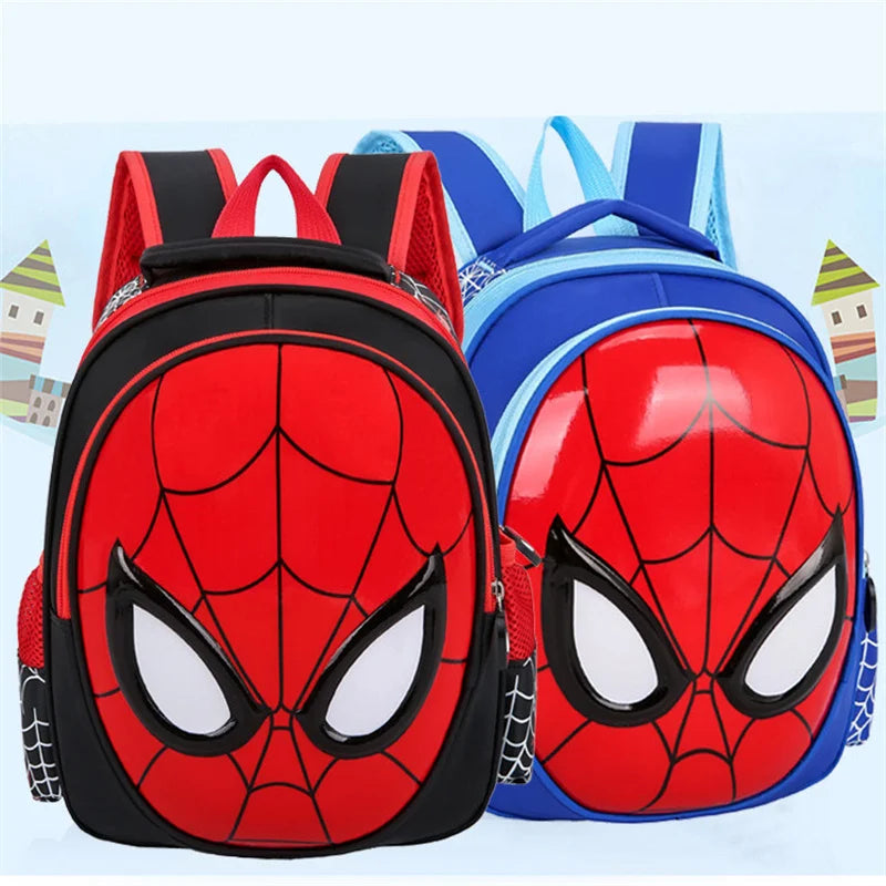 Mochila Infantil Homem-Aranha 3D Estilo Anime para Escola