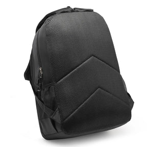 Mochila de Viagem com Alças Acolchoadas, Bolsos Laterais em Malha e Design Esportivo para Uso Diário