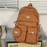 Mochila Escolar Casual Esportiva com Mini Bolsa