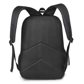 Mochila com Alças Acolchoadas e Bolsos Laterais — Ideal para Trabalho, Escola e Viagem