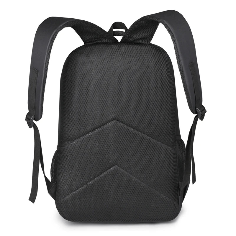 Mochila com Alças Acolchoadas e Bolsos Laterais — Ideal para Trabalho, Escola e Viagem