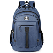 Mochila Escolar com Múltiplos Bolsos, Alças Ajustáveis e Fechamento em Zíper