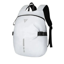 Mochila para Motociclista com Grande Capacidade para Capacete — Impermeável, Refletiva e Ideal para Viagens