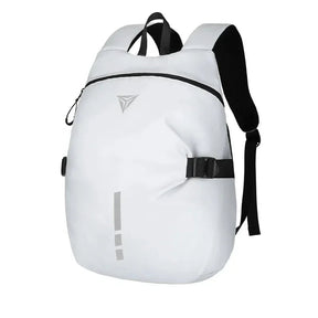 Mochila para Motociclista com Grande Capacidade para Capacete — Impermeável, Refletiva e Ideal para Viagens