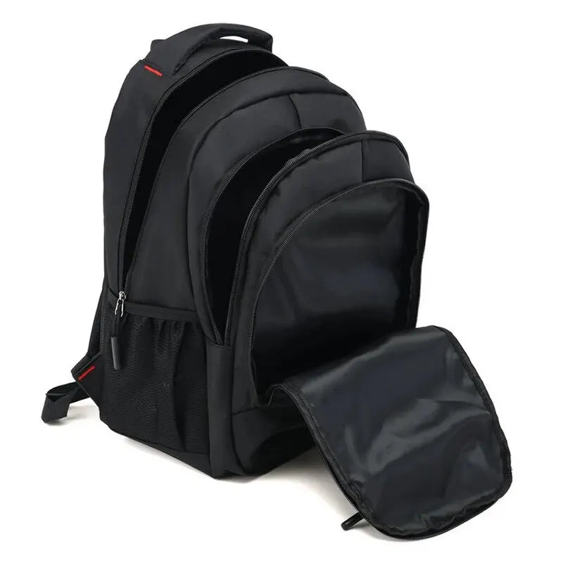 Mochila Unissex Clássica de Grande Capacidade para Estudantes e Viagens