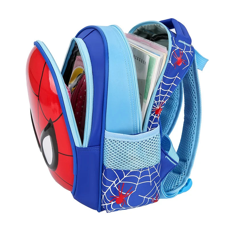 Mochila Infantil Homem-Aranha 3D Estilo Anime para Escola