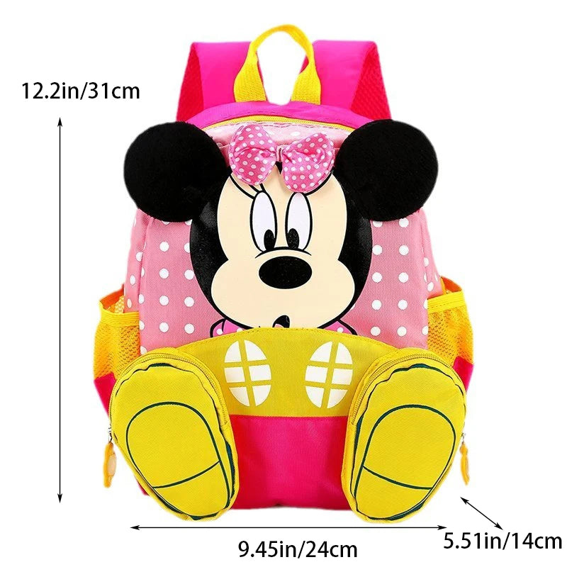 Mochila Escolar Infantil MM com Múltiplos Bolsos Modelo Unissex