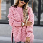 Suéter Feminino de Tricô Oversized – Conforto e Estilo para o Inverno