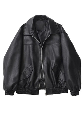 Casaco Feminino Curto em Faux Leather com Toque Vintage - (Promoção de Inverno 2025)