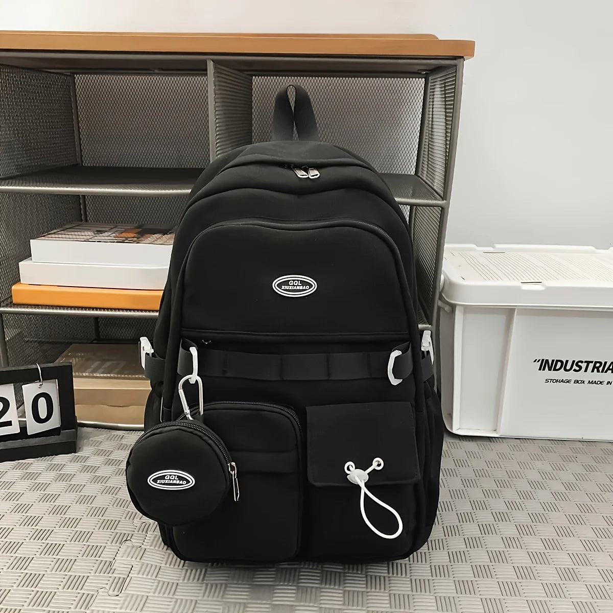 Mochila Escolar Casual Esportiva com Mini Bolsa