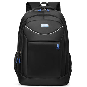 Mochila de Viagem com Alças Acolchoadas, Bolsos Laterais em Malha e Design Esportivo para Uso Diário